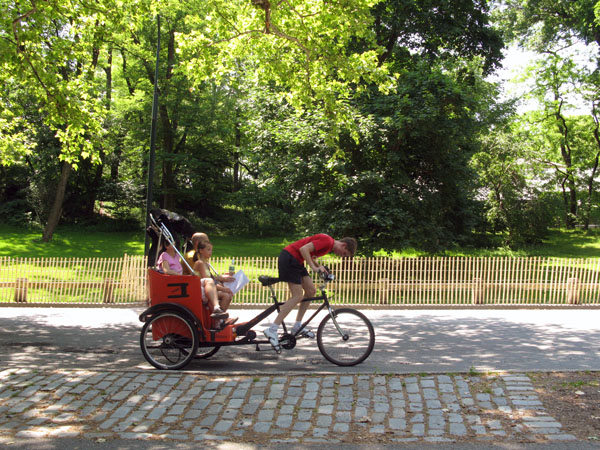 New York 2008 - Bike taxi in Central Park