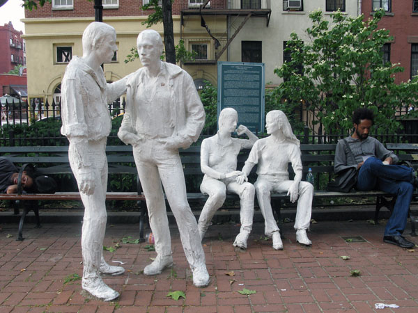 New York 2008 - Gay Monument at Sheridan Square